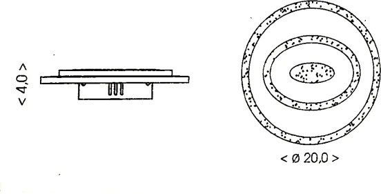 Brilagi - Plafonieră LED MODERN MINI 26W/230V 3000/4000/6000K