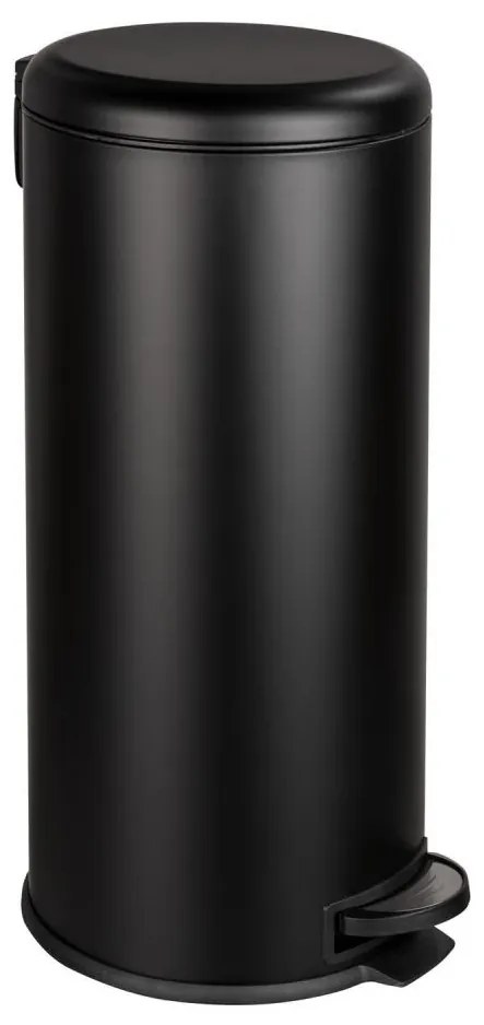 WENKO 54915100 - Coș LEMAN 30,5 x 64 cm, negru