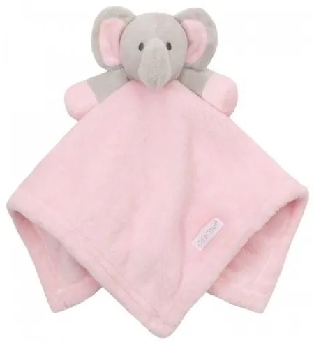Paturica jucarie bebe cu elefantel roz Baby Town