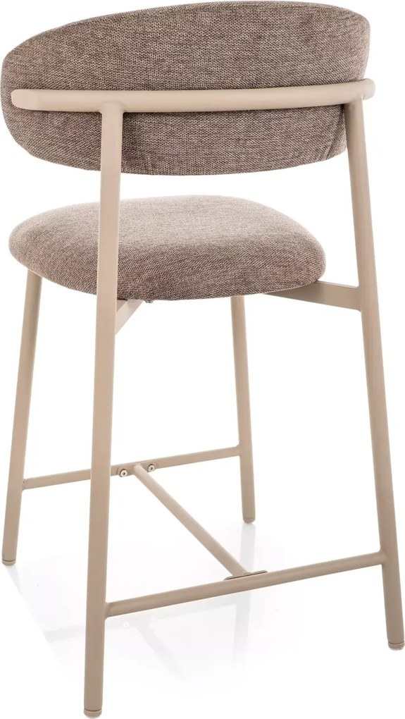 Scaun de bar ELONE, casmir/bej