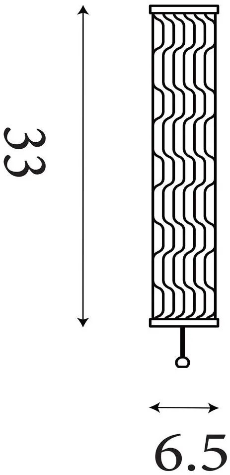 Aplica LED de perete baie metal negru Wales