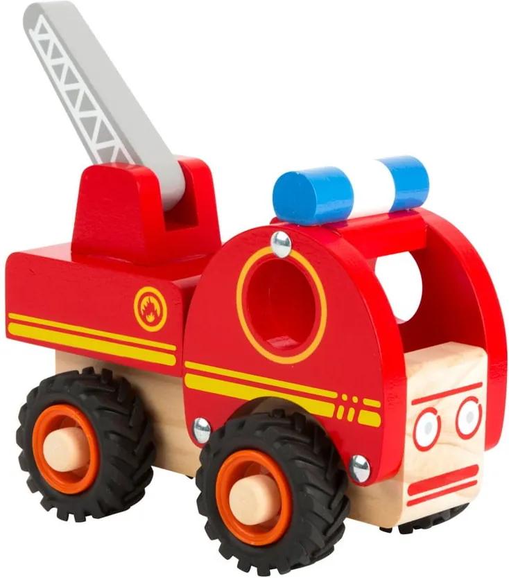 Mașinuță de pompieri din lemn pentru copii Legler Tractor