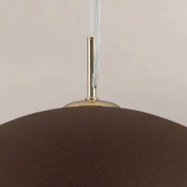 Lustră pe cablu Orion HL 6-1623/1 ELIANO 1xE27/60W/230V d. 50 cm maro/auriu