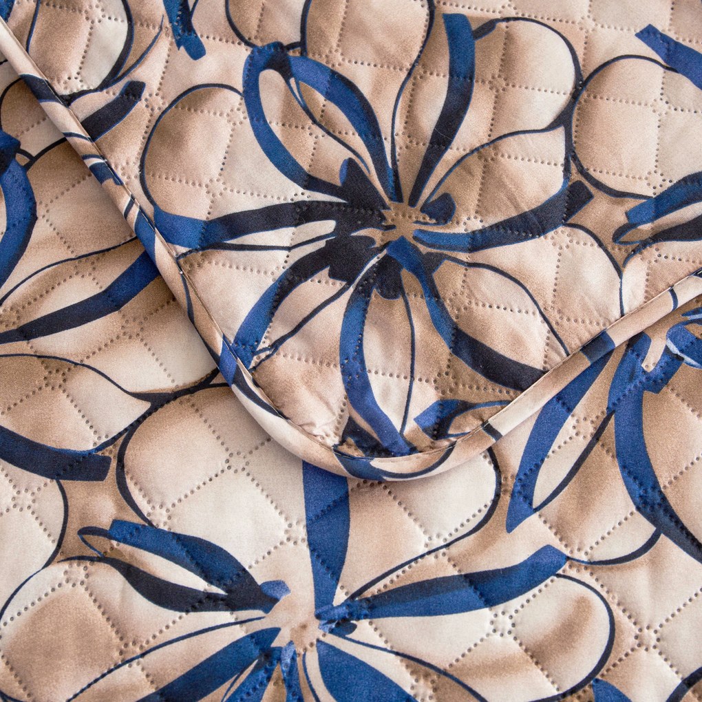 Cuvertura de pat FLORVINA bej Dimensiune: 170 x 210 cm
