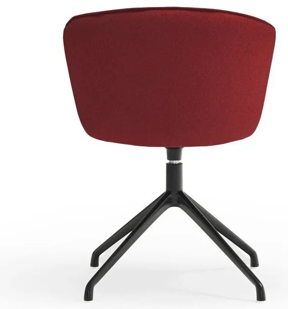 Set de scaune de sufragerie burgundy 2 buc. tapițat Add – Teulat