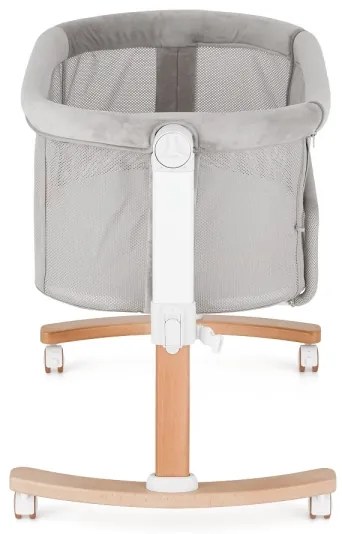 Pătuț pentru bebeluși PETITE&MARS 2 în 1 GLORY gri