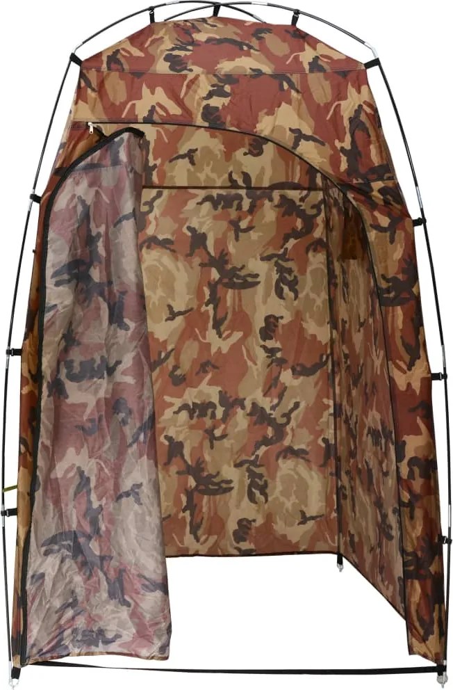 vidaXL Cort pentru duș/toaletă/vestiar, camuflaj