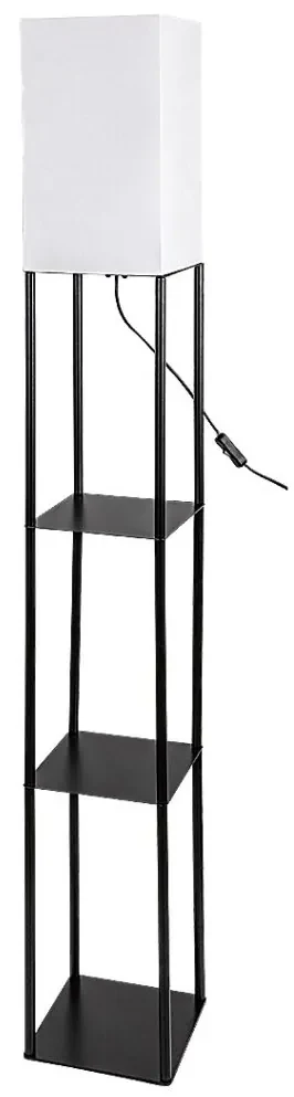 Lampadar/Lampa de podea decorativa cu raft, Bronn