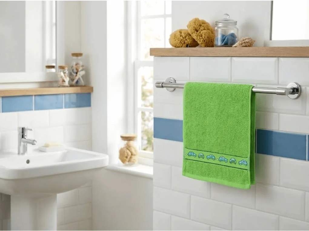 Prosop de maini KIDS pentru copii 30x50 cm verde