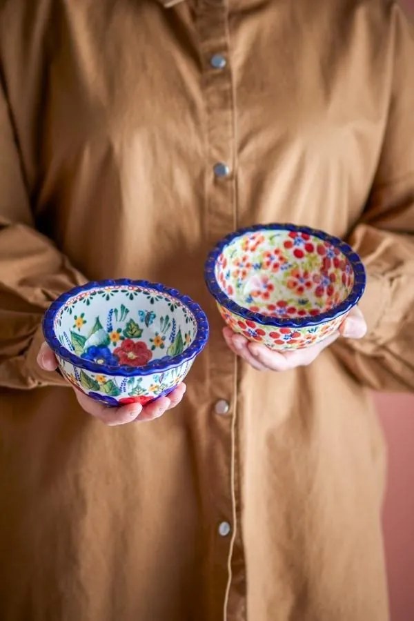 Bol ceramic decorativ, model vibrant – Florist
