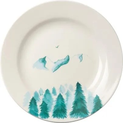 Farfurie din portelan, D23.5 cm, Green Mountains