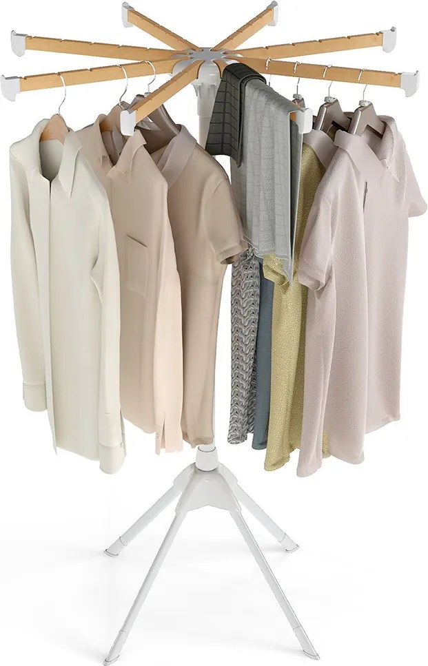 Uscător pliabil cu umerașe