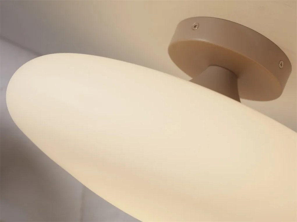 Plafoniera moderna design decorativ Sapporo alb/sand