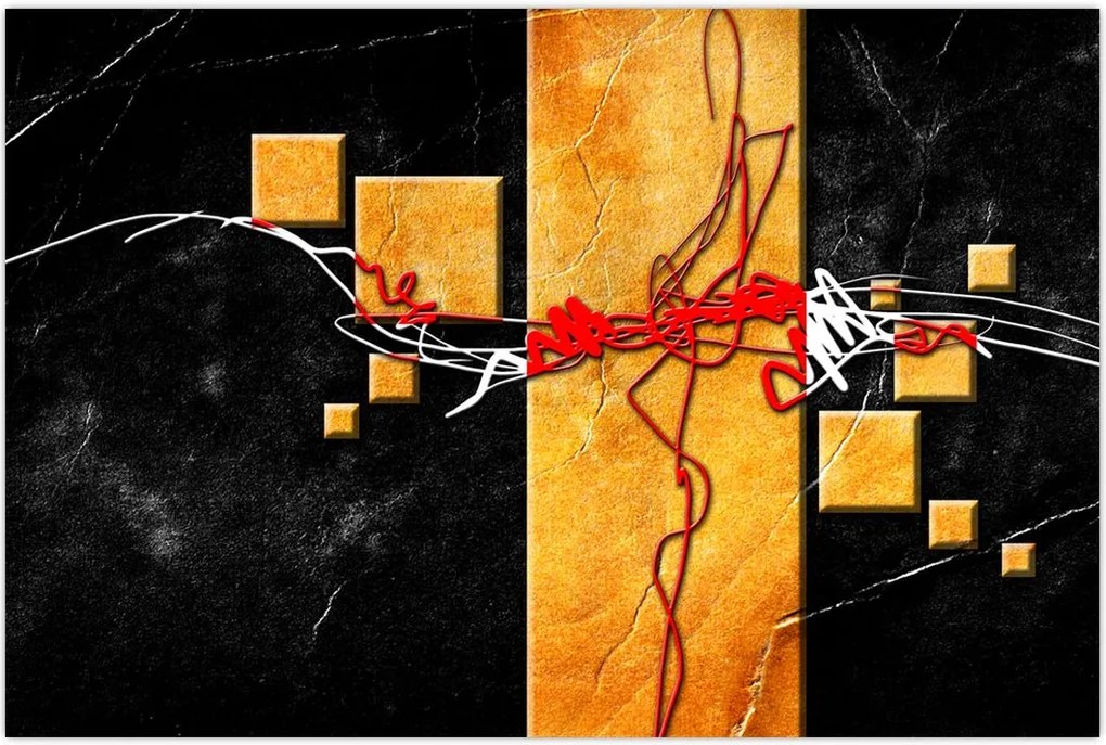 Tablou abstract - Dansatoare (90x60 cm)