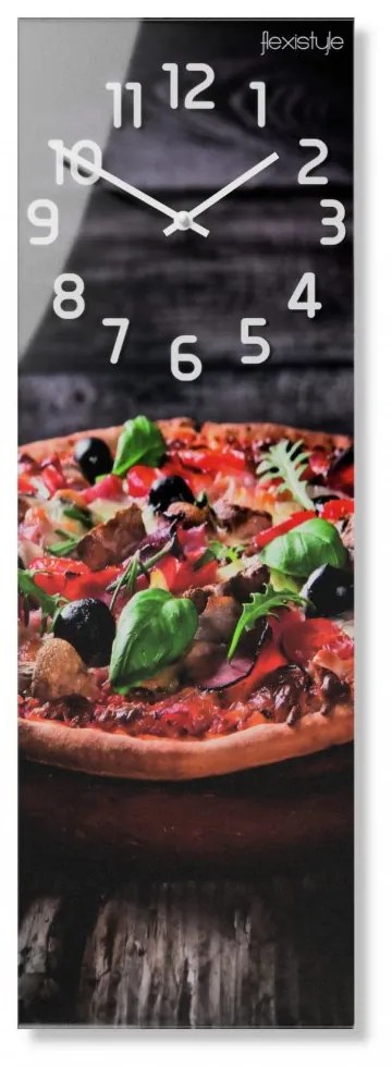 Ceas de bucătărie sau restaurant cu imaginea unei pizza