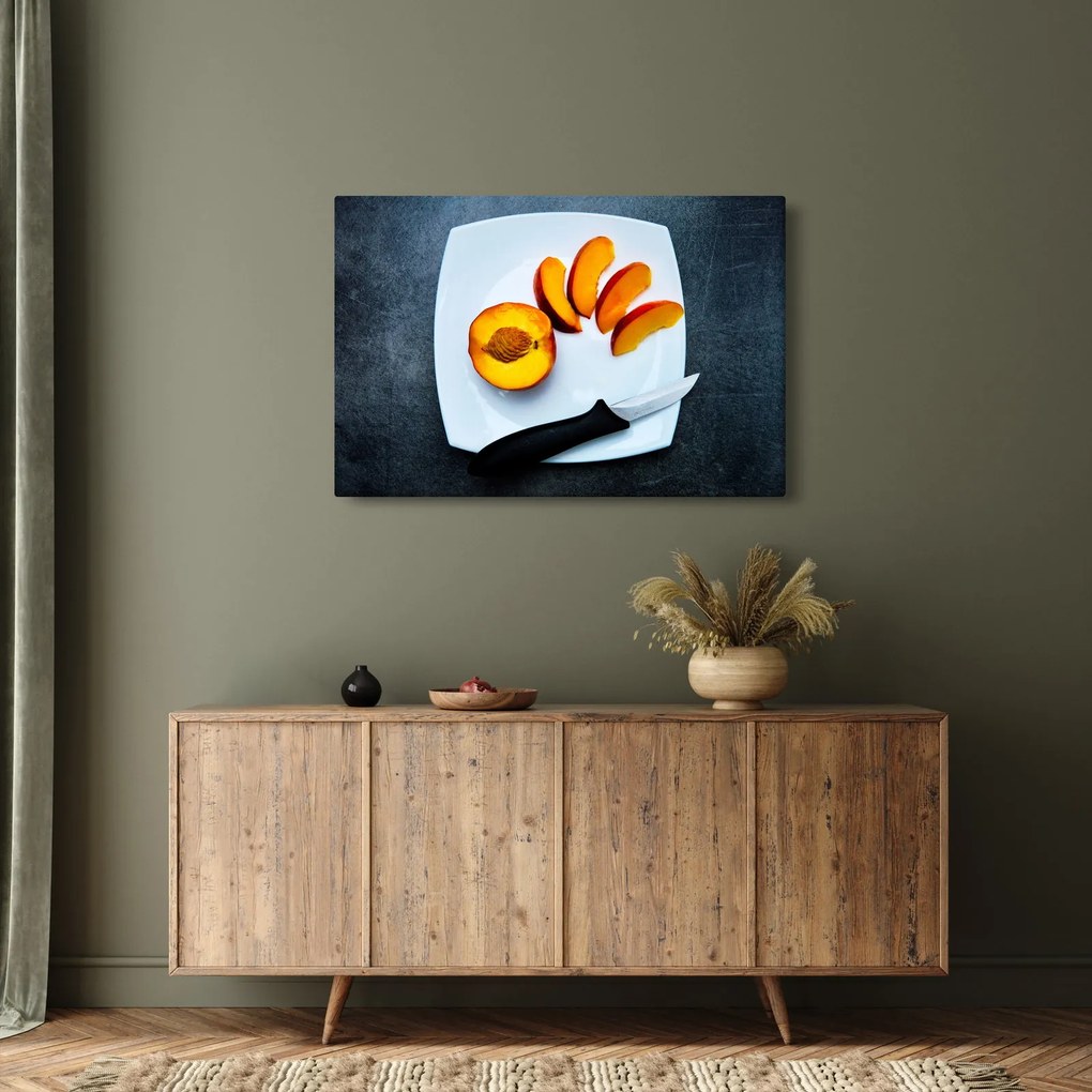 Tabloul cu piersică (90x60 cm)