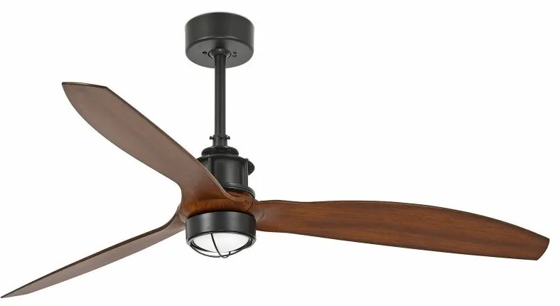 Lustra cu Ventilator si telecomanda JUST FAN M LED negru/maro