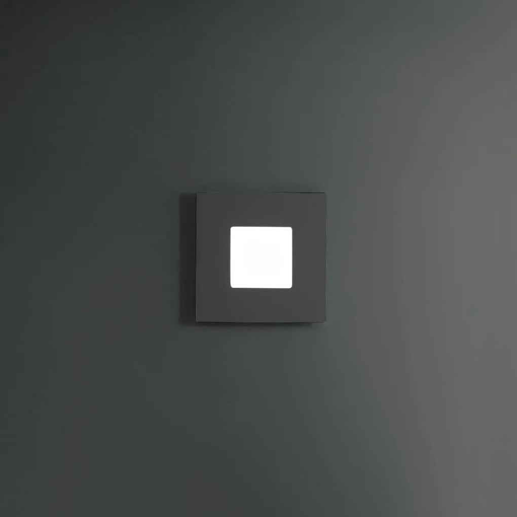 Aplica LED perete sau tavan BILDE 39x39cm, alb, negru sau auriu