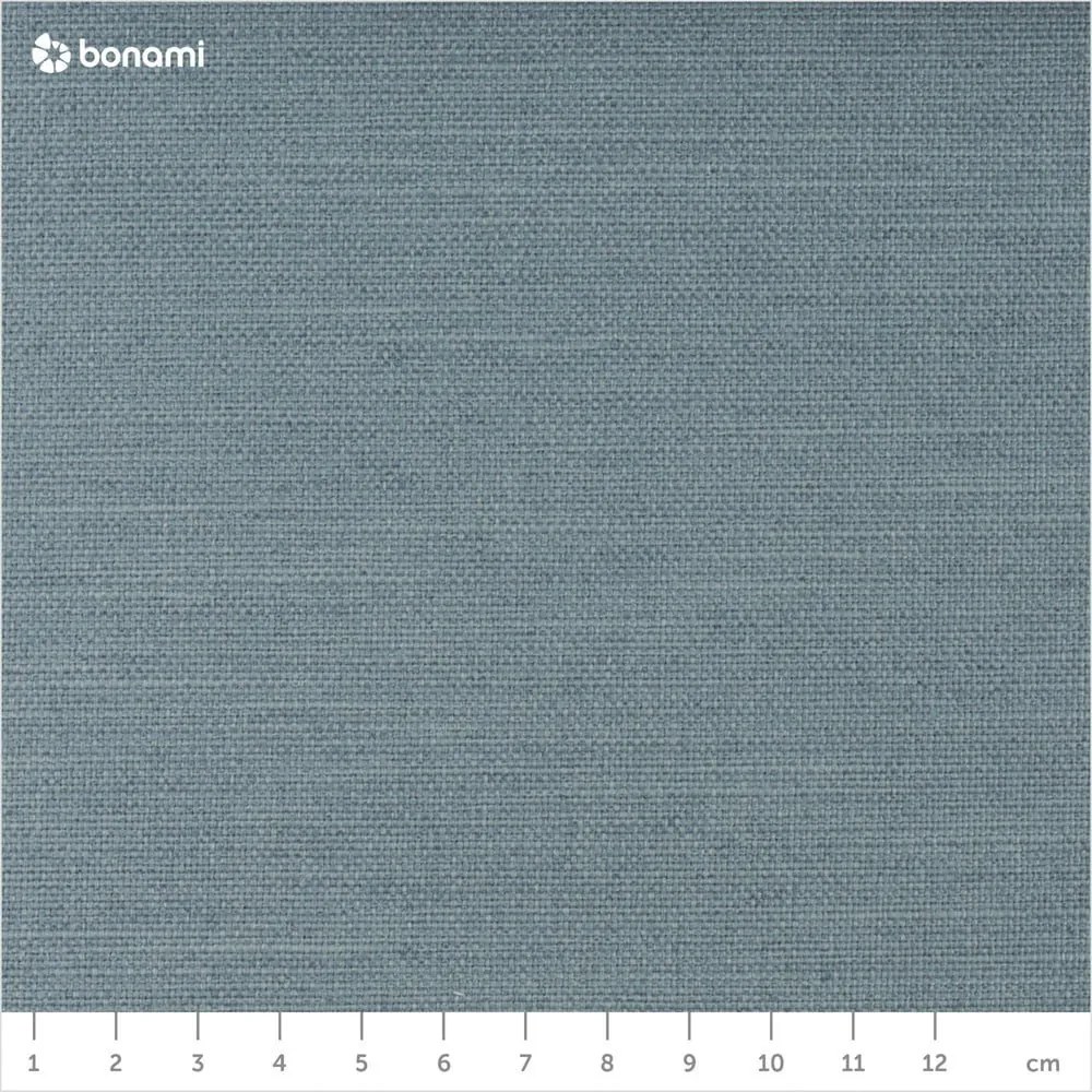 Pat matrimonial albastru deschis tapițat cu spațiu de depozitare cu somieră 140x200 cm Lotte – Meise Möbel