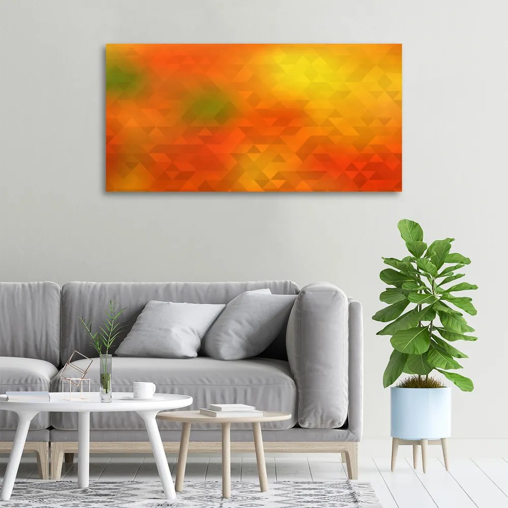 Tablou canvas Triunghiuri abstractizare