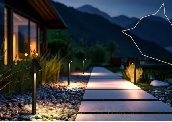 Viking - Lampă solară LED, 1,4 W, 3,7 V, IP65, 3000 K