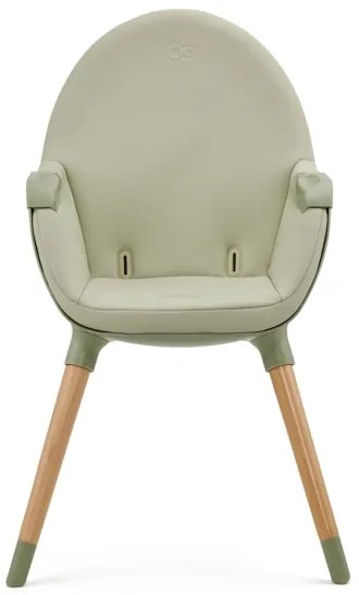KINDERKRAFT - Scaun de masă pentru copii 2în1 FINI2 fag/verde