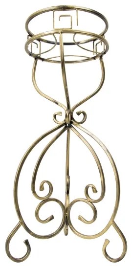 Suport de flori 76x32 cm auriu