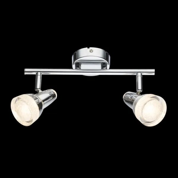 Globo 56134-2 - Spot LED ALASKA 2xLED/4W/230V crom lucios