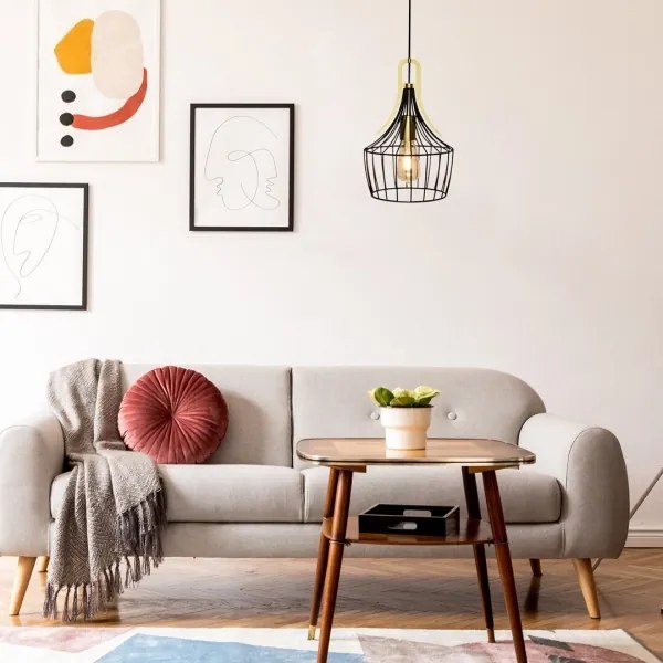 Lustră pe cablu Rabalux 4925 PAROV 1xE27/40W/230V