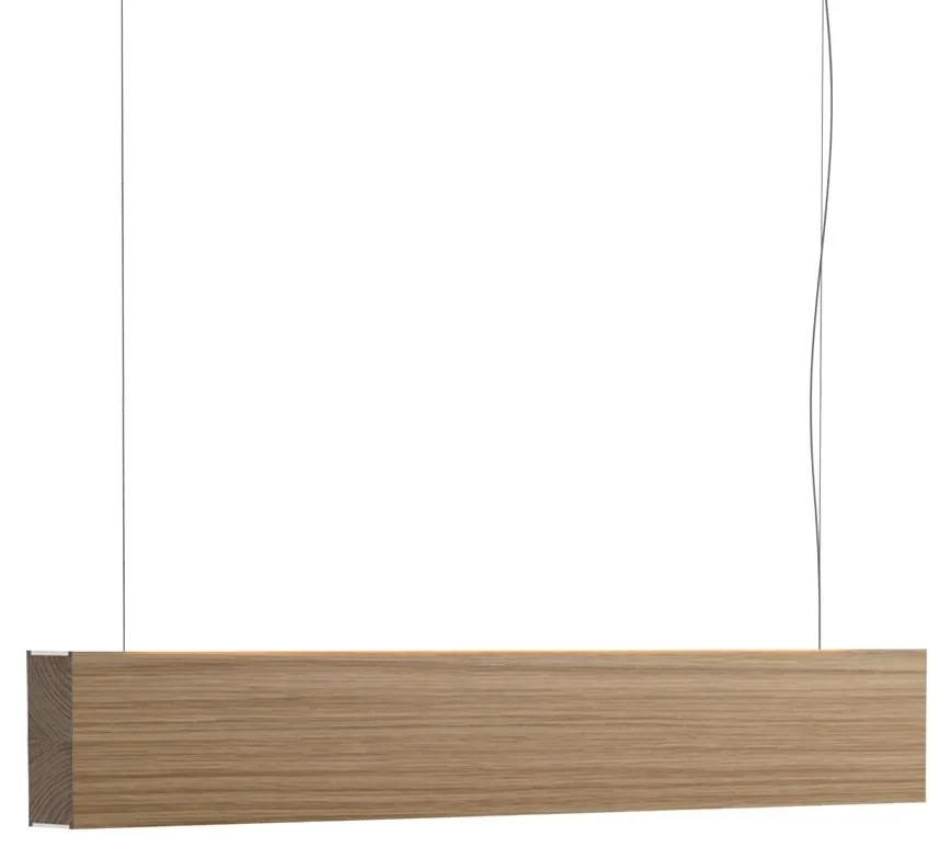 Lampă suspendată LED120, mai multe variante - TUNTO Model: Lumină naturală, directă și indirectă stejar de 1000 mm