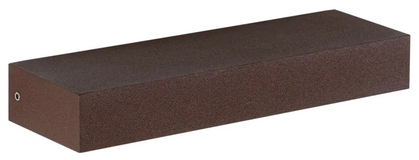 Lampa de perete moderna maro ruginiu cu LED inclus IP65 - Hannah