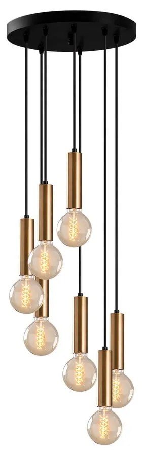 Lustră neagră/aurie ø 40 cm Tempo – Opviq lights