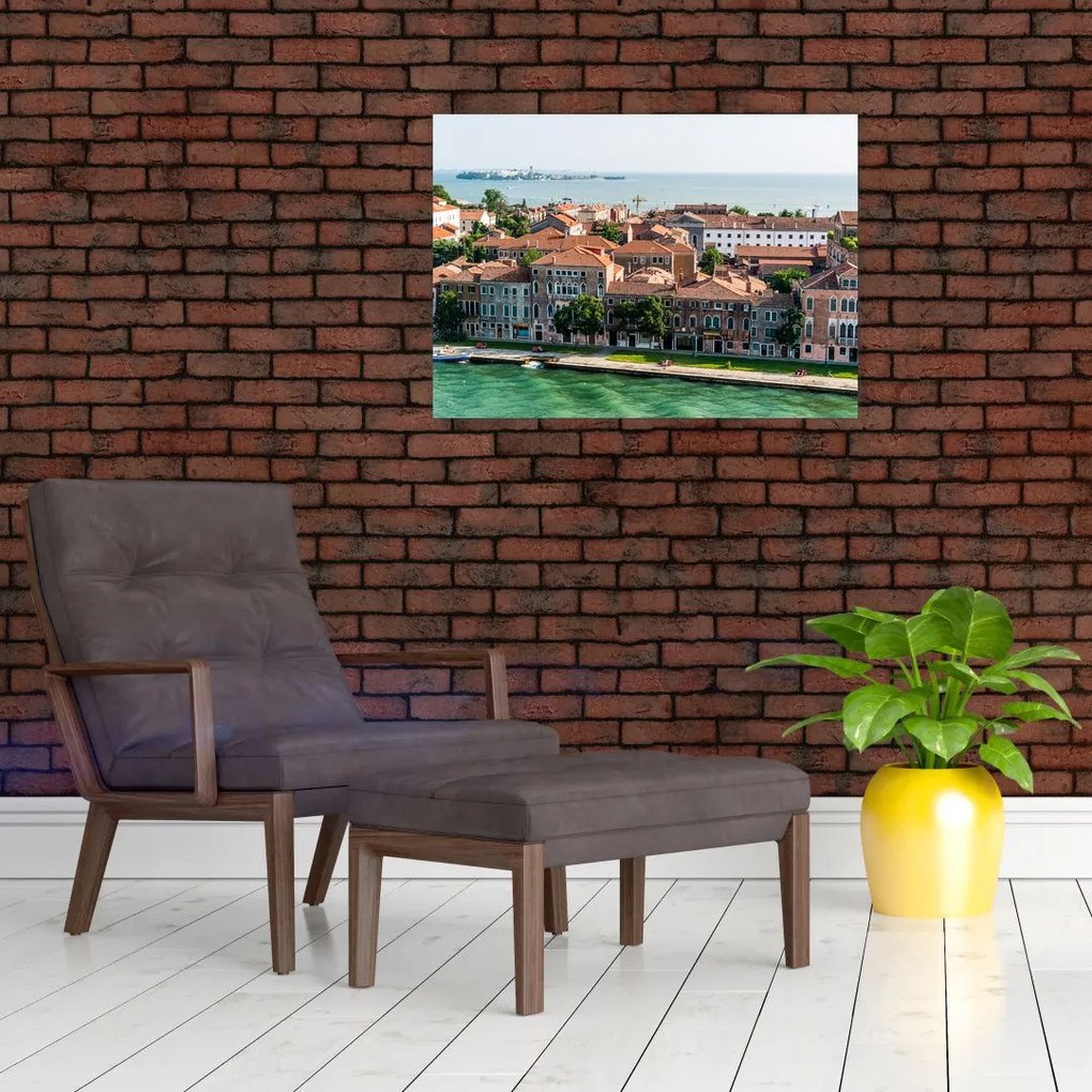 Tablou - Vedere aeriană a orașului (70x50 cm)