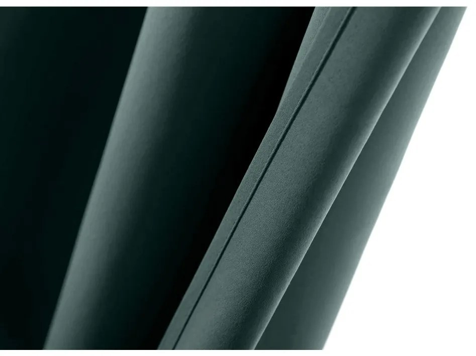 Draperie turcoaz OXFORD 140x250 cm Agatat: Inele metalice