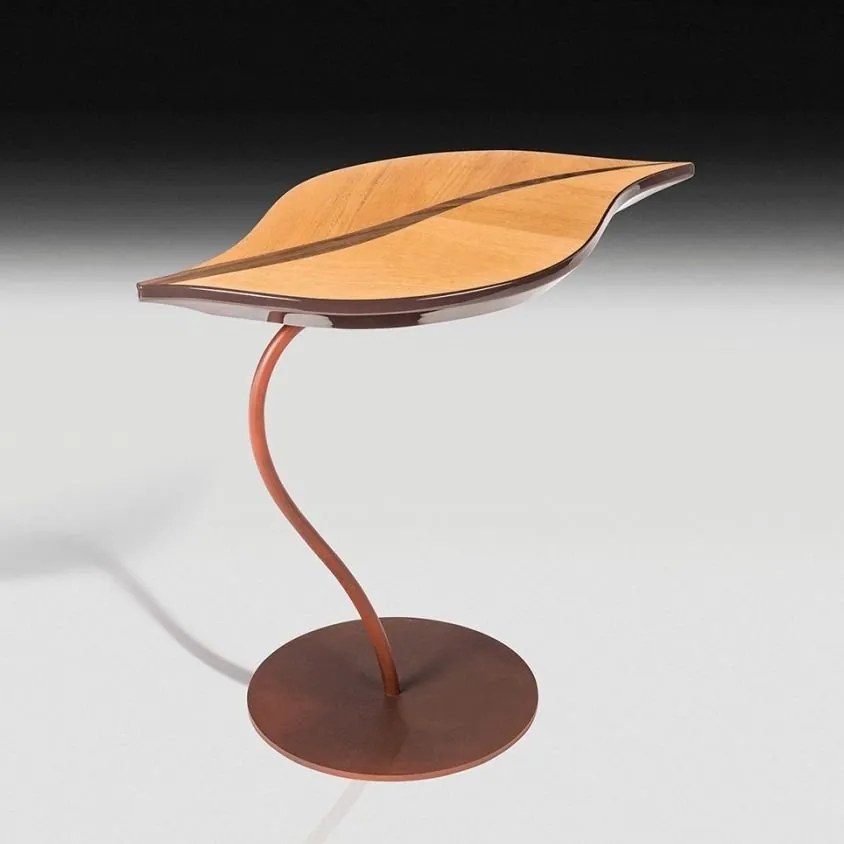 Masuta design LUX cu blat in forma de frunza, FENICE 7511941.00