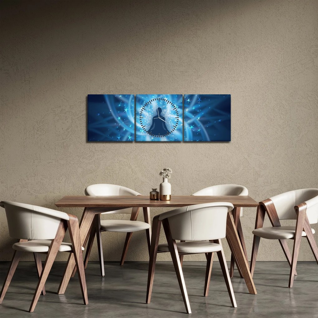 Tablou - Energie spirituală (cu ceas) (90x30 cm)