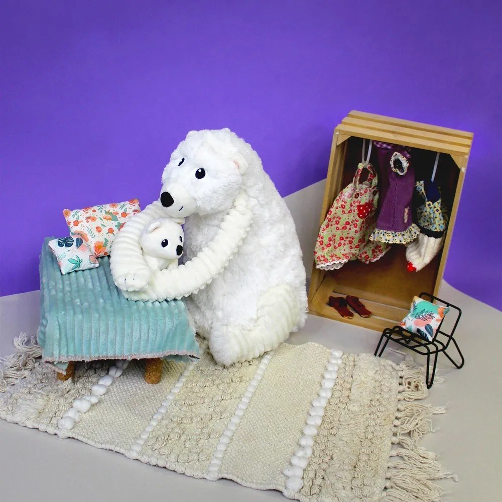 Jucării de pluș 2 buc. Ptipotos Grobidou – Les Deglingos