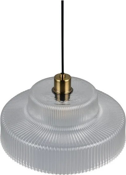 Lustră cu abajur din sticlă ø 35 cm Abella – Reality