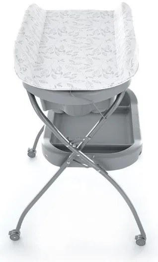 Masă de înfășat cu cădiță PETITE&MARS SPA 3 în 1 gri