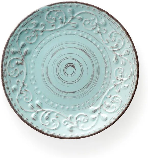 Farfurie din ceramică Brandani Serendipity, ⌀ 21 cm, turcoaz