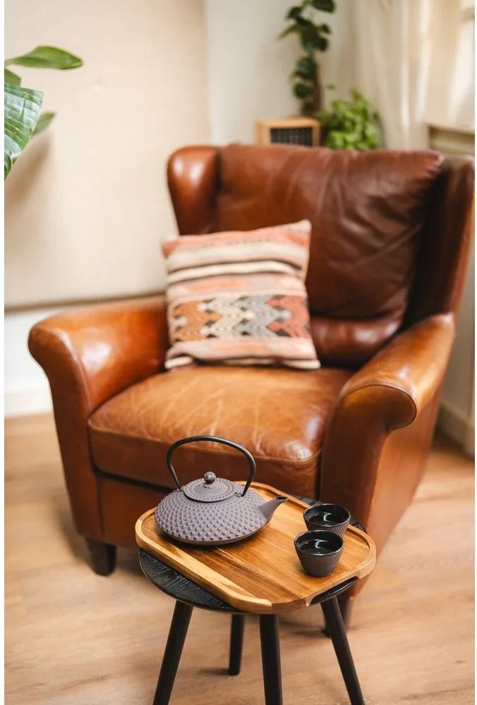 Ceainic burgundy din fontă 1,25 l Xilin – Bredemeijer