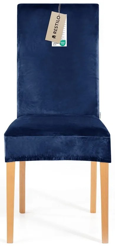 Huse albastre 4 buc. elastice pentru scaun 48 cm Sento – Restilo