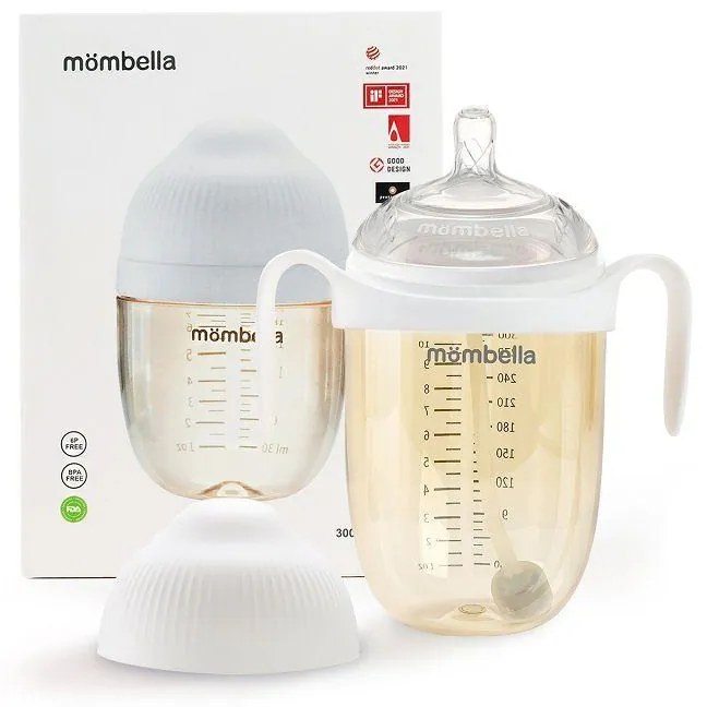 1 x Biberon Anticolici Mombella Breast-Like, 300ml - Ivory