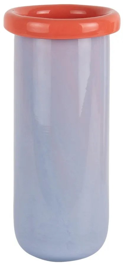 Vază mov din sticlă (înălțime 30,5 cm) Plegado – PT LIVING