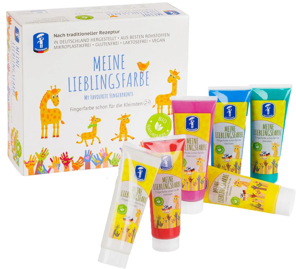 SET 6 TUBURI VOPSEA PICTURA CU DEGETELE - BASIC - FEUCHTMANN (6330651)