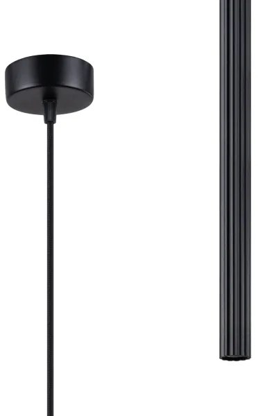 Lustră pe cablu Sollux SL.1338 ARCHE 1xG9/8W/230V negru