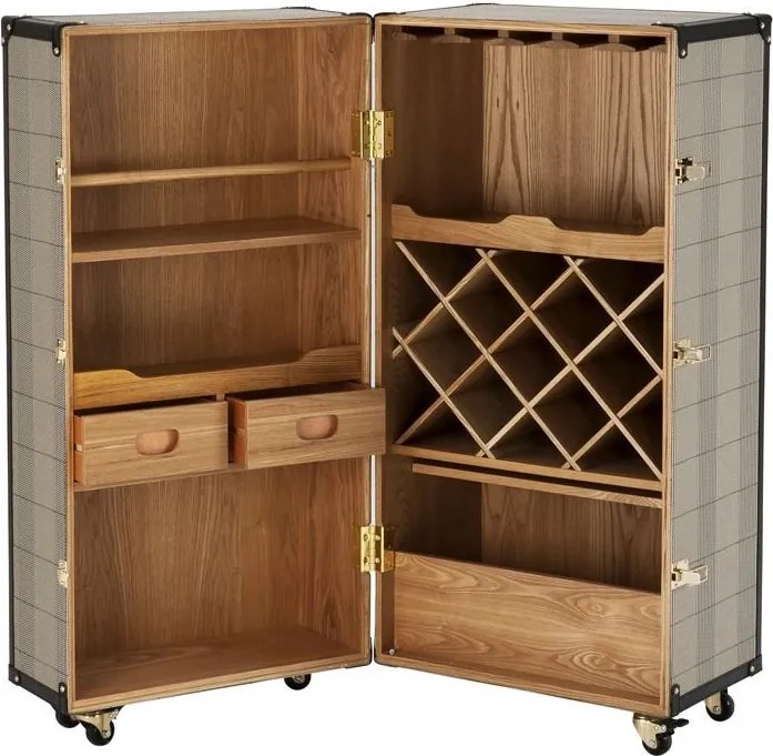 Dulap/ Bar LUX cu roti design cufar Martini Bianco 108869 HZ