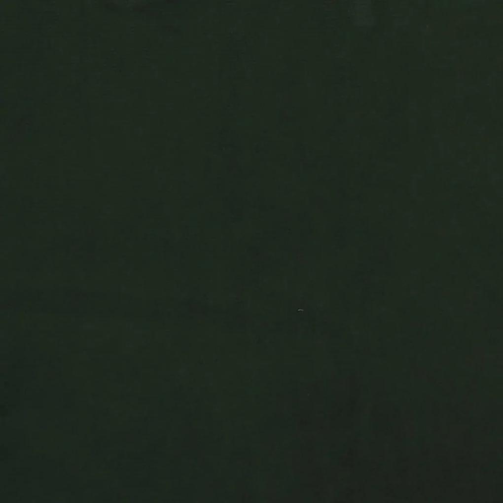 Scaune de bucatarie pivotante, 2 buc., verde inchis, catifea 2, Morkegronn