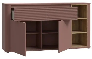 Comodă INAR, maro/stejar