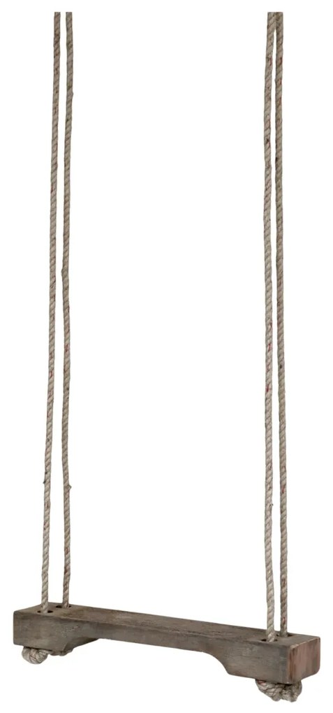 Raft din lemn, cu franghie de iuta, pentru decor, Short Grimaud